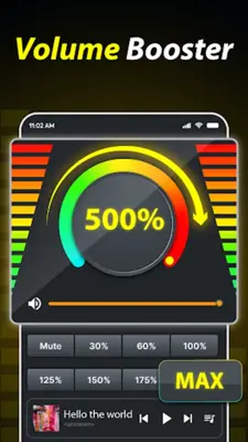 Volume Booster - Bass Booster android App screenshot 7